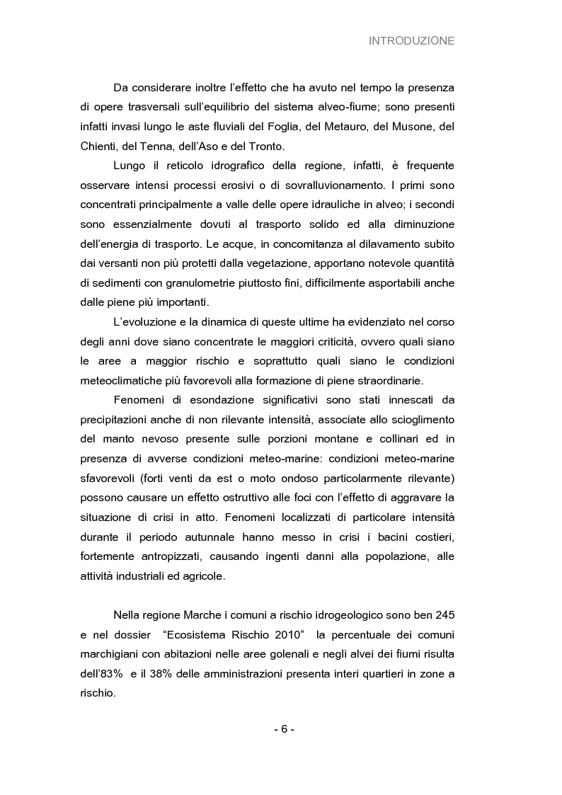 Anteprima della tesi: Analisi della vulnerabilità del territorio del bacino idrografico del fiume Musone mediante strumenti G.I.S., Pagina 8