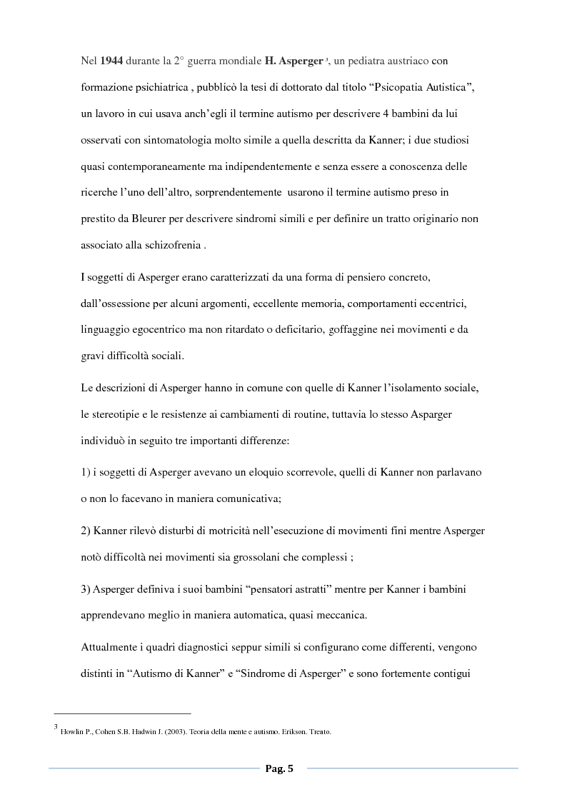 Anteprima della tesi: Autismo in famiglia. Tra bisogni e risposte sociali, Pagina 3
