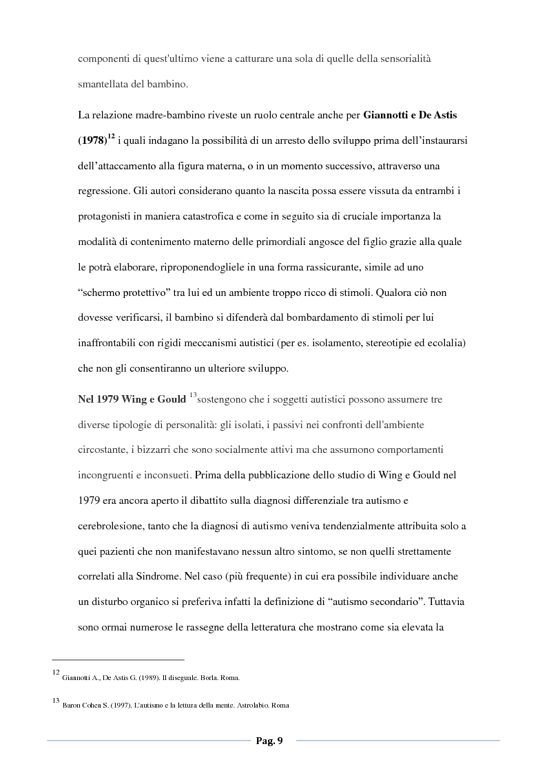 Anteprima della tesi: Autismo in famiglia. Tra bisogni e risposte sociali, Pagina 7