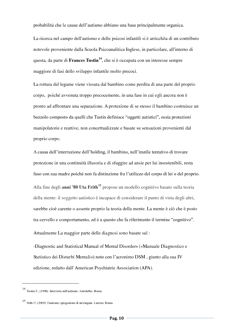 Anteprima della tesi: Autismo in famiglia. Tra bisogni e risposte sociali, Pagina 8
