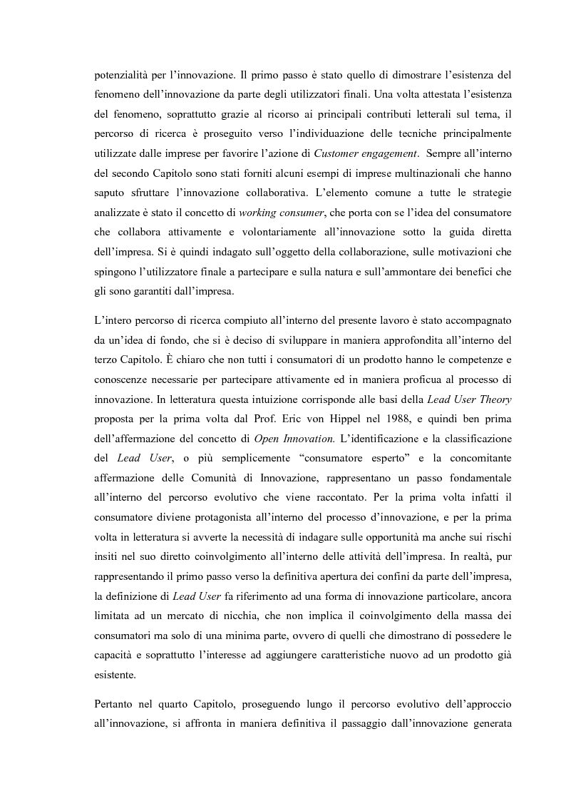 Anteprima della tesi: L'Open Innovation nella prospettiva del Marketing, Pagina 5