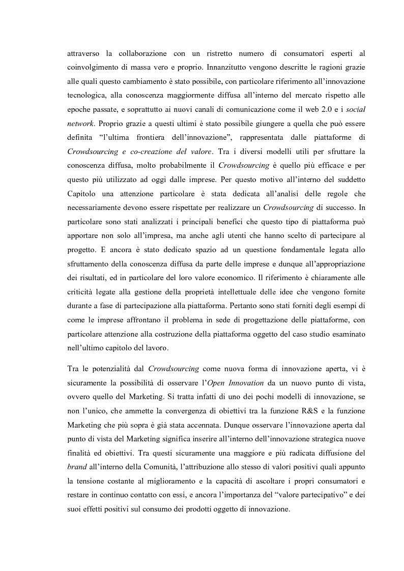 Anteprima della tesi: L'Open Innovation nella prospettiva del Marketing, Pagina 6