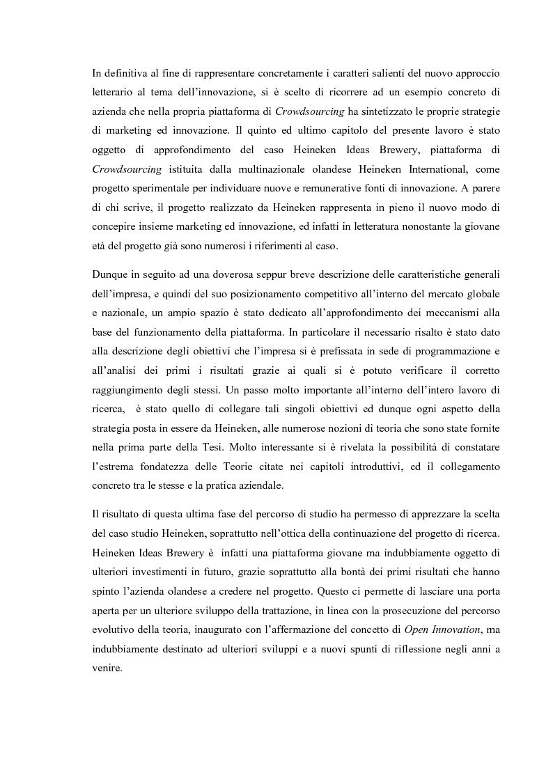 Anteprima della tesi: L'Open Innovation nella prospettiva del Marketing, Pagina 7