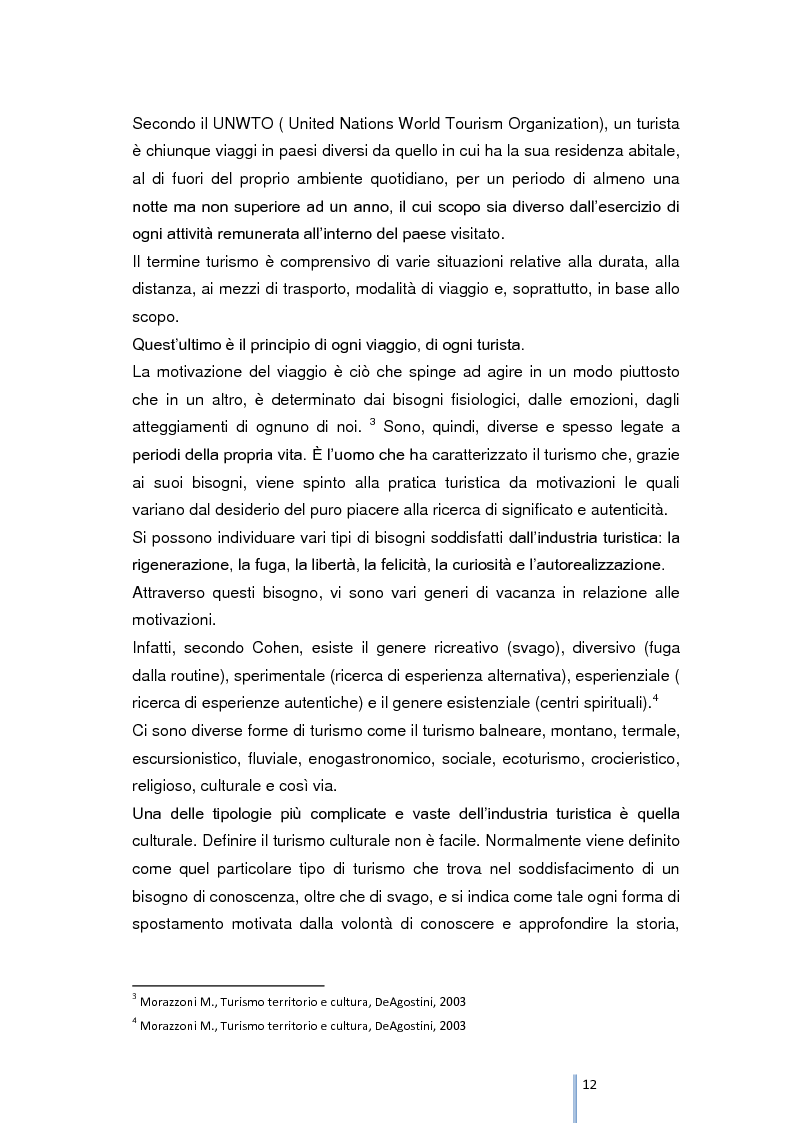 Anteprima della tesi: Riqualificazione e valorizzazione del sistema turistico-culturale della provincia di Foggia, Pagina 8