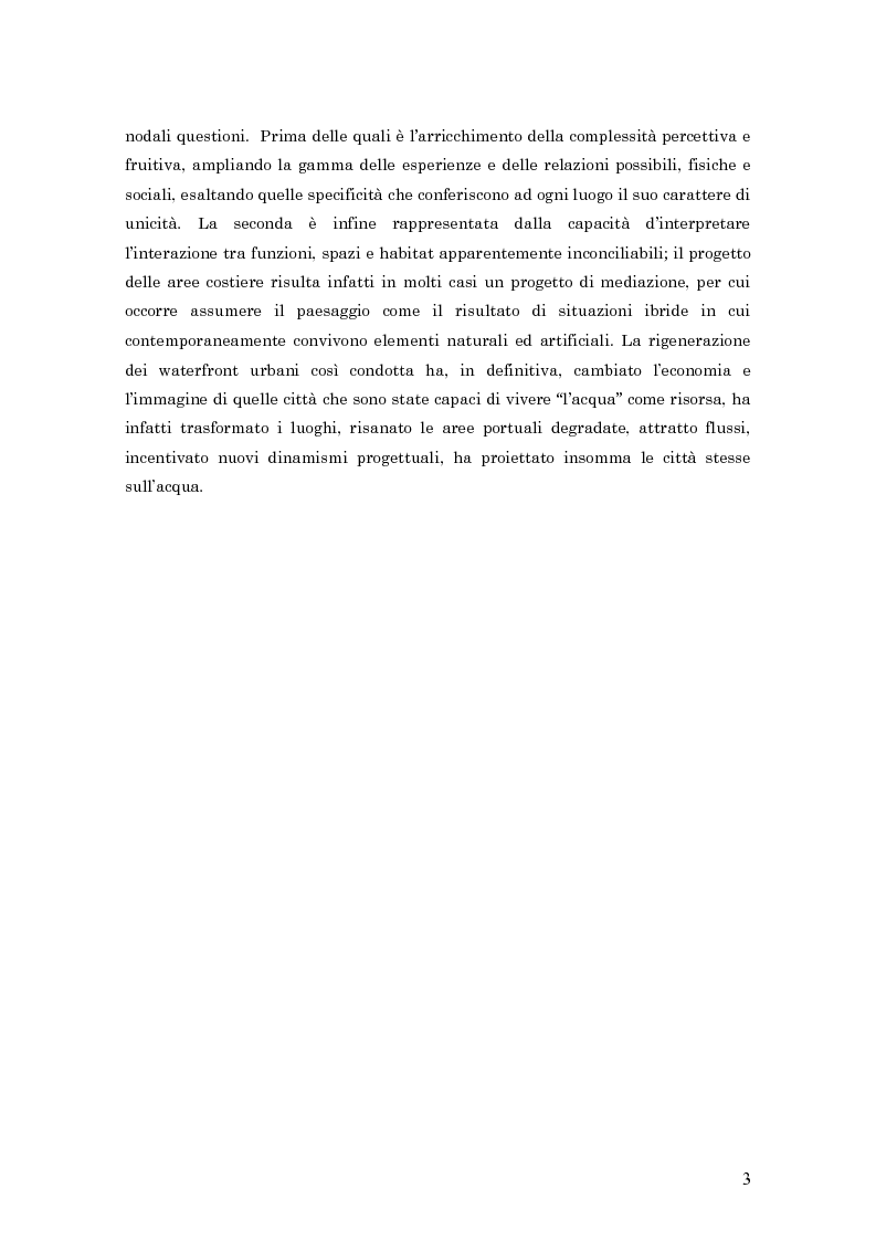 Anteprima della tesi: Palermo Costa Sud - un parco urbano costiero come opportunità per rivivere il mare, Pagina 3