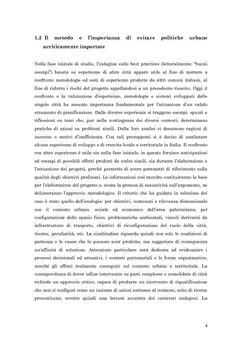 Anteprima della tesi: Palermo Costa Sud - un parco urbano costiero come opportunità per rivivere il mare, Pagina 4