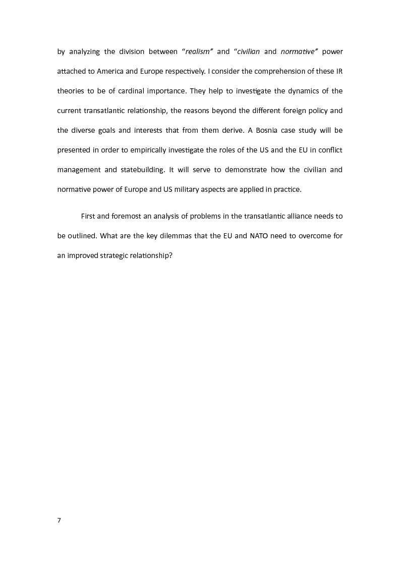 Anteprima della tesi: Il ruolo della NATO in Europe in seguito allo sviluppo della Politica di Sicurezza e Difesa Comune. The role of NATO in Europe after the emergence of the Common Foreign and Security Policy, Pagina 3