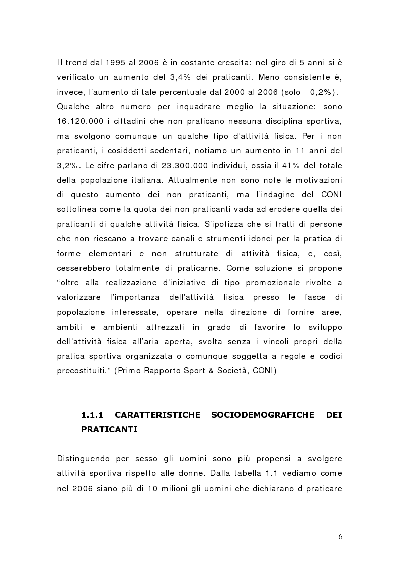 Anteprima della tesi: Il settore del calcio professionistico in Italia: spettacolo e business, Pagina 5