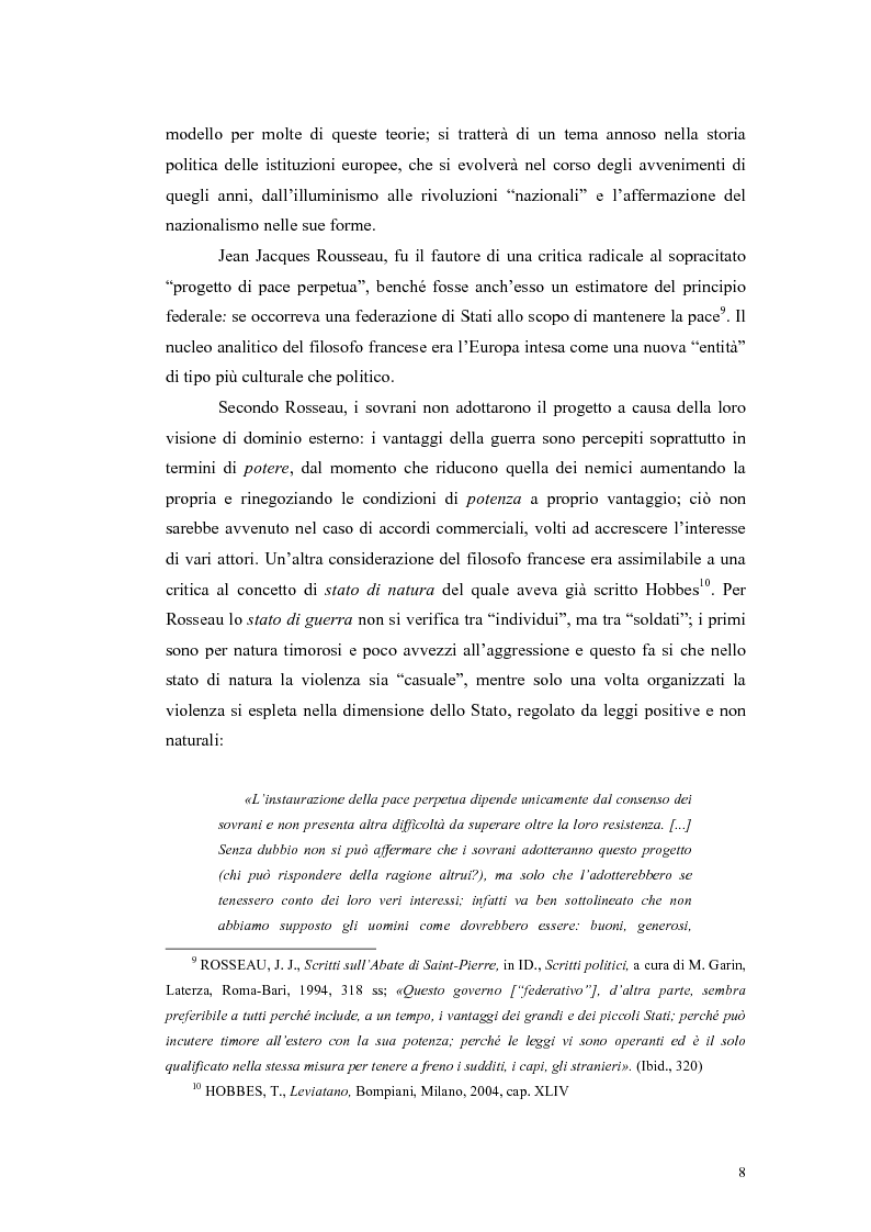 Anteprima della tesi: Europeismo e federalismo dal secondo dopoguerra al Trattato di Roma (1945-1957), Pagina 6