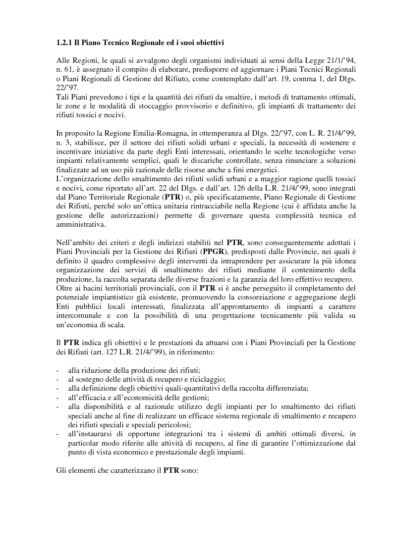 Anteprima della tesi: Criteri di scelta ottimali per la dislocazione di discariche di rifiuti solidi urbani sul territorio, Pagina 8