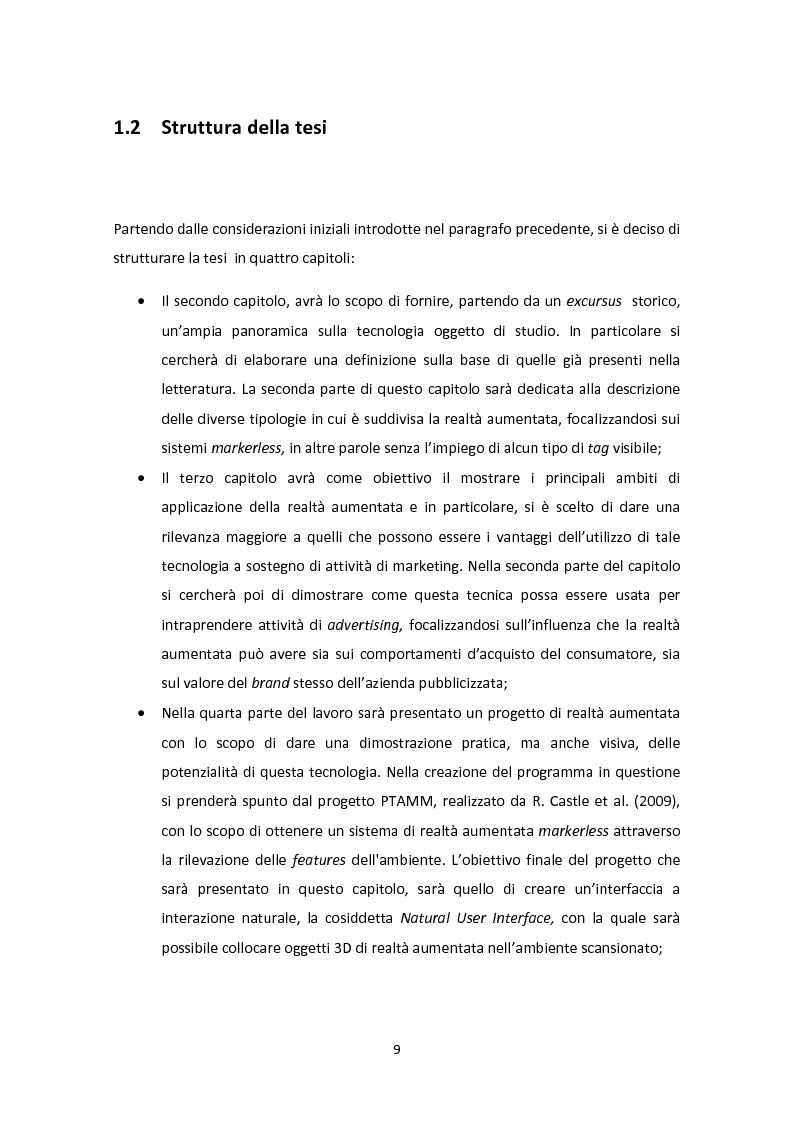 Anteprima della tesi: La realtà aumentata: tecniche innovative per l'advertising e l'e-commerce, Pagina 4