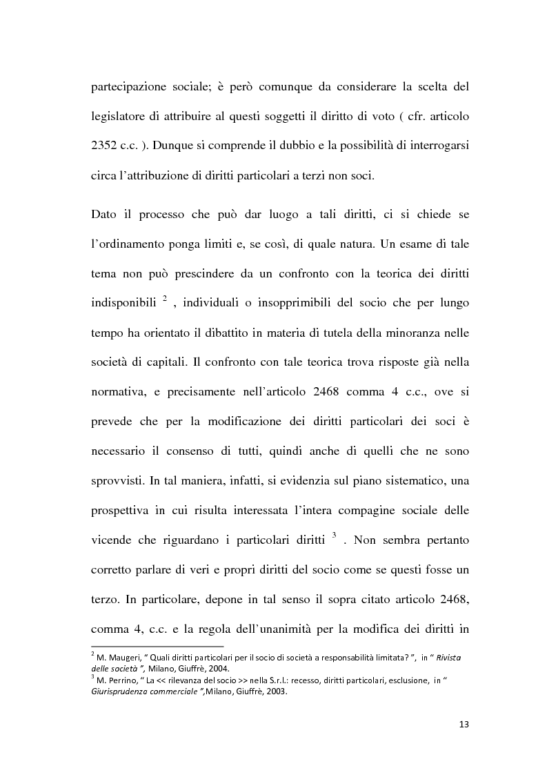 Anteprima della tesi: Amministrazione e controllo nella Società a Responsabilità Limitata, Pagina 10