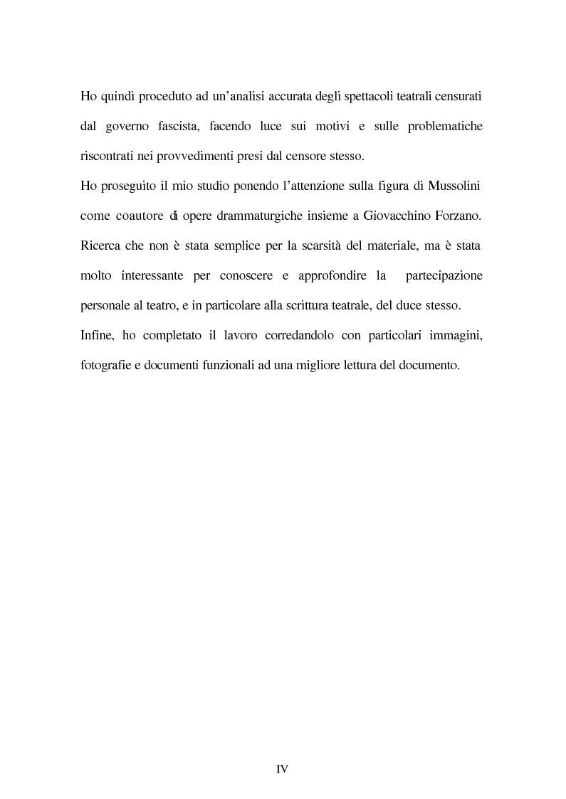 Anteprima della tesi: Il fascismo e il teatro, Pagina 2