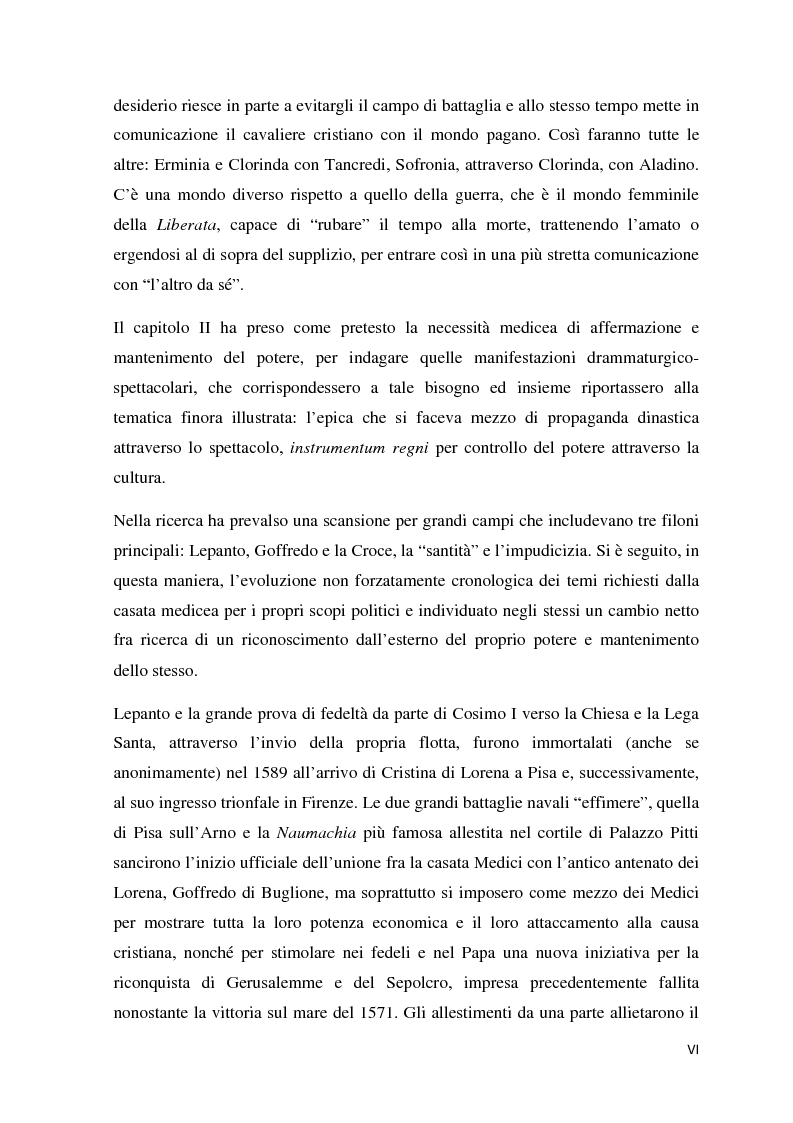 Anteprima della tesi: Al servizio del Granduca: l'epica e lo spettacolo delle armi, Pagina 7