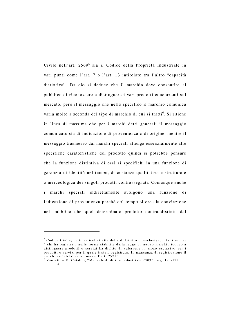 Anteprima della tesi: La Protezione del Marchio non registrato, Pagina 5