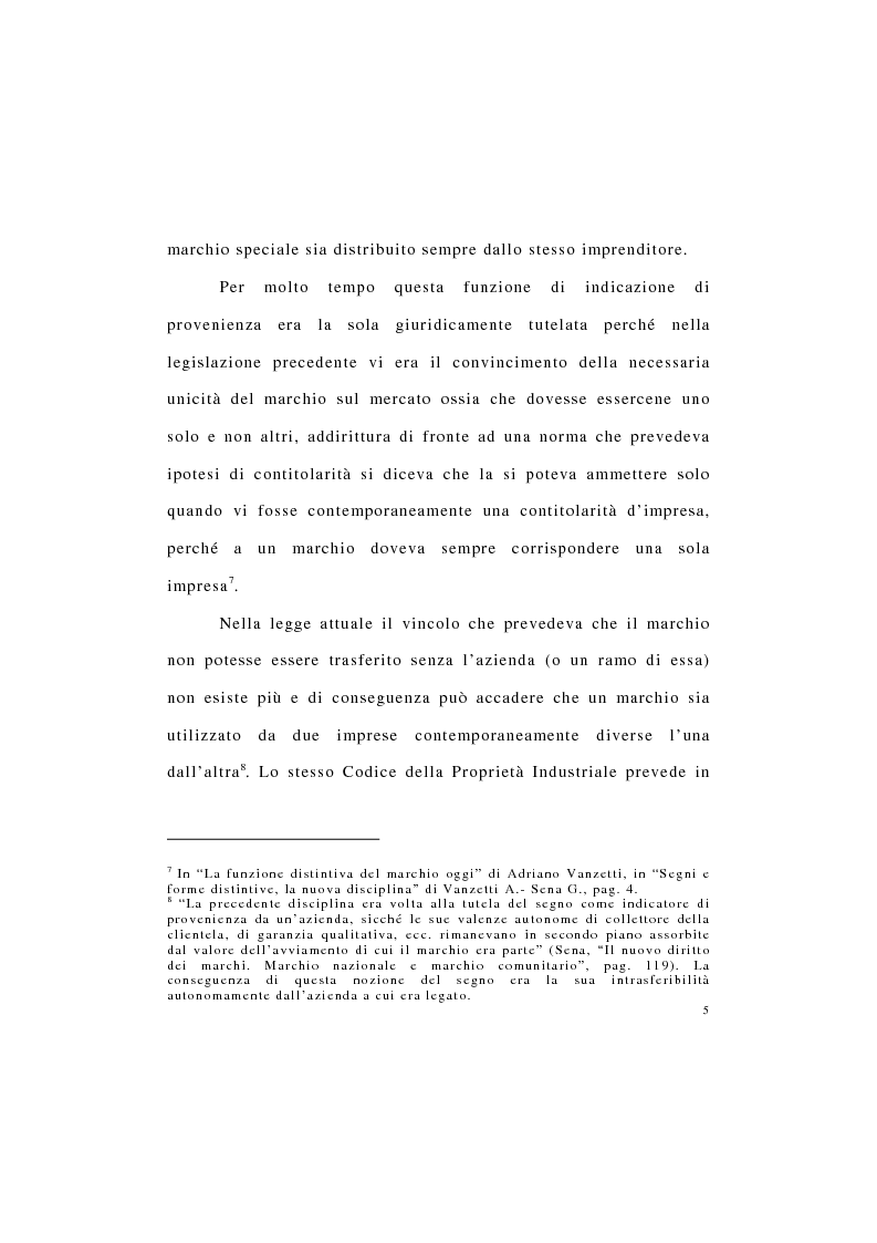 Anteprima della tesi: La Protezione del Marchio non registrato, Pagina 6