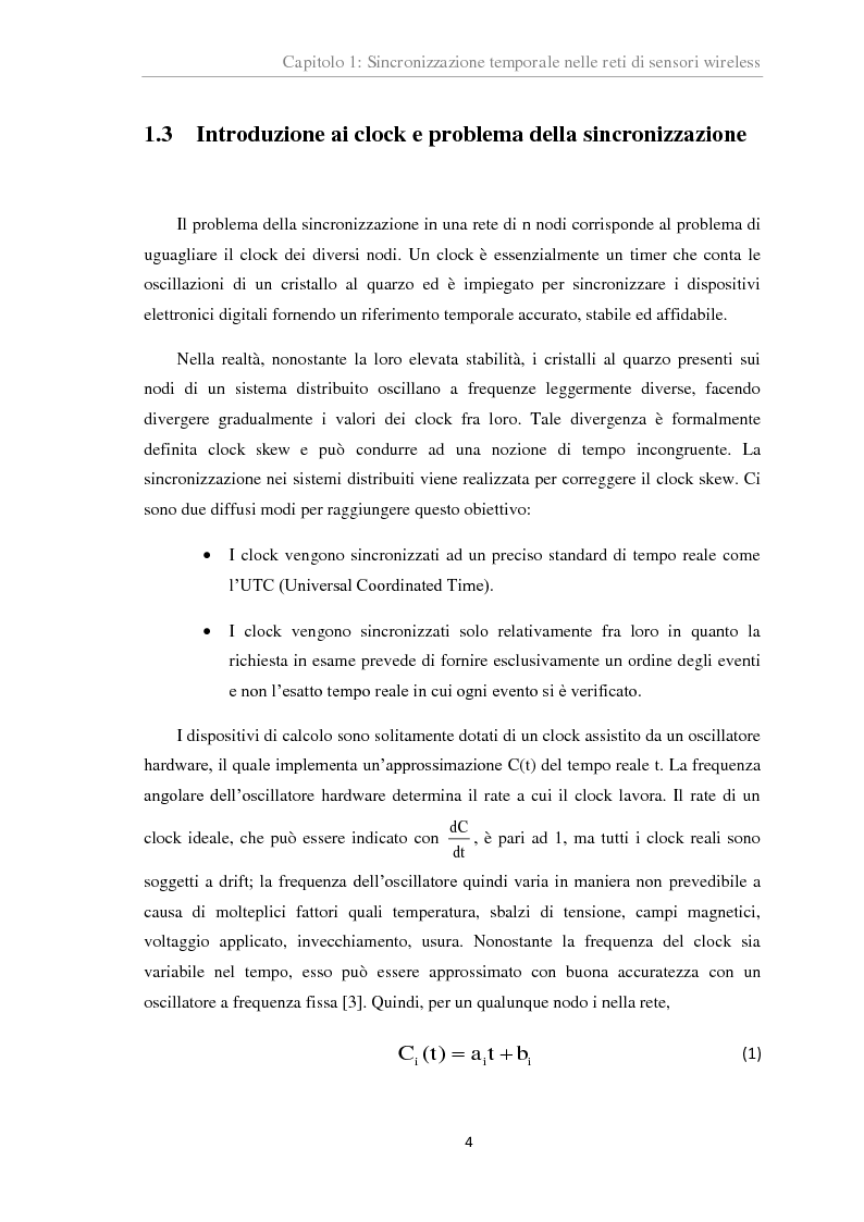 Anteprima della tesi: Analisi sperimentale di algoritmi di sincronizzazione per reti di sensori wireless basati su regressione lineare, Pagina 7