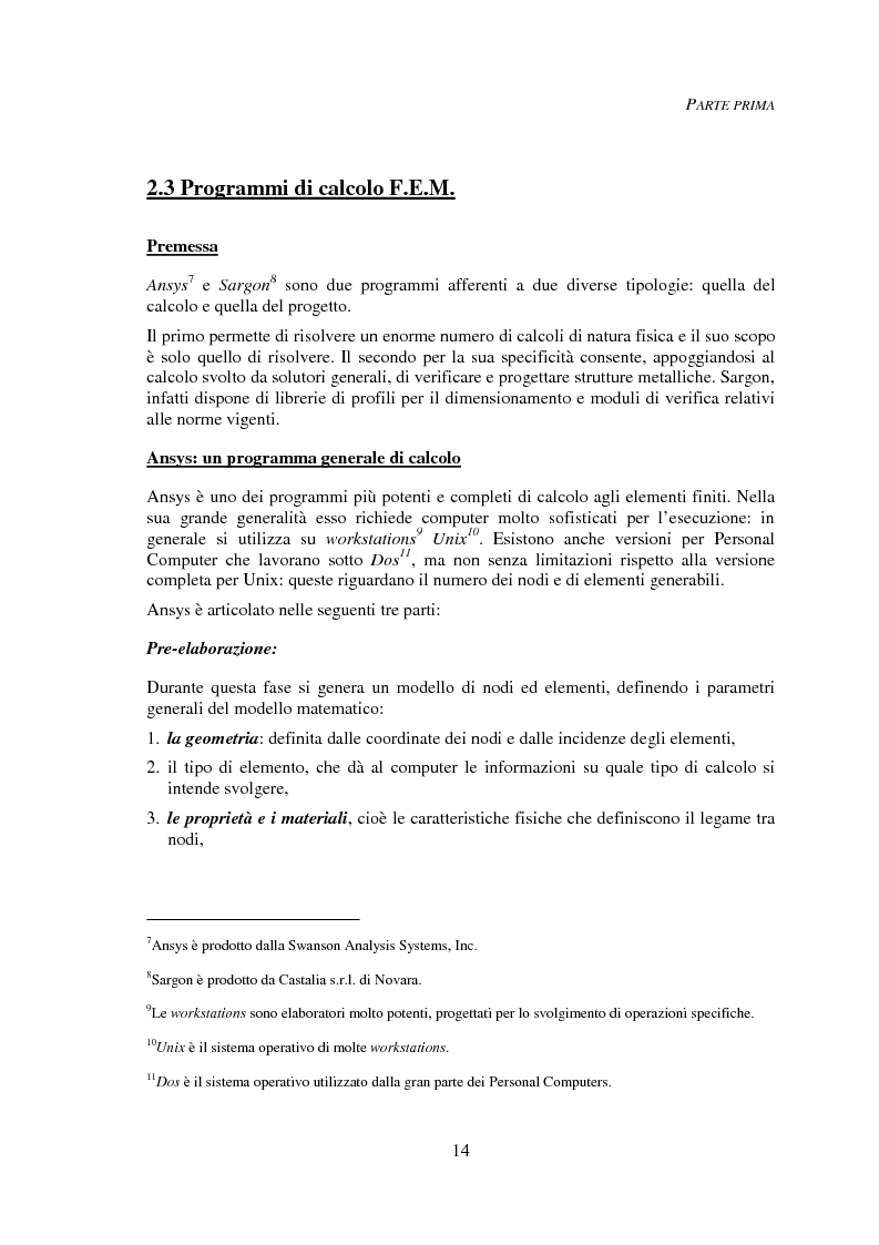 Anteprima della tesi: Progettazione automatica delle strutture reticolari spaziali, Pagina 10