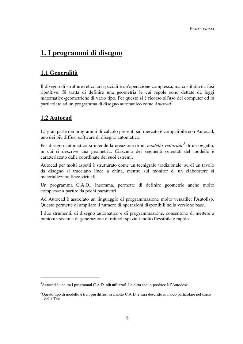 Anteprima della tesi: Progettazione automatica delle strutture reticolari spaziali, Pagina 4