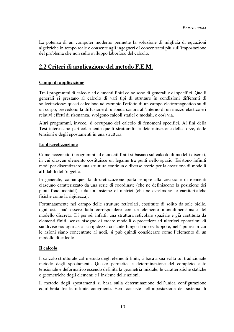 Anteprima della tesi: Progettazione automatica delle strutture reticolari spaziali, Pagina 6