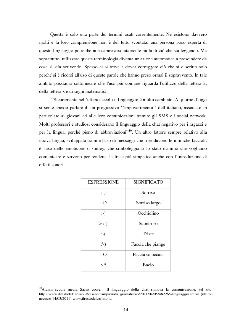 Estratto dalla tesi: Gli utenti dei social network: vantaggi e rischi di una vita online