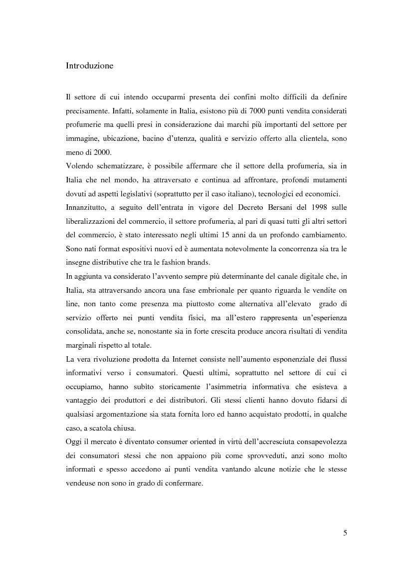 Anteprima della tesi: I canali della distribuzione del mercato cosmetico mondiale e tendenze evolutive. Le strategie della profumeria nel mercato italiano., Pagina 5