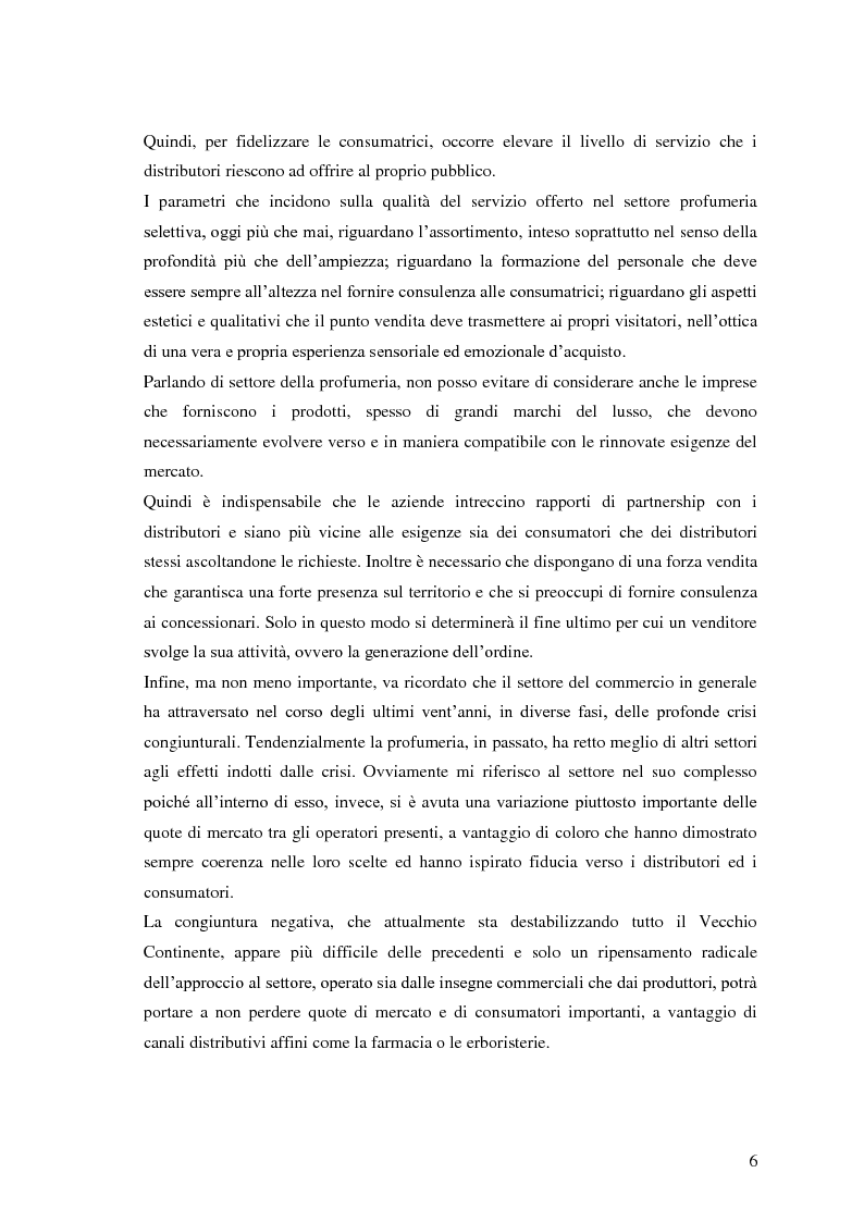 Anteprima della tesi: I canali della distribuzione del mercato cosmetico mondiale e tendenze evolutive. Le strategie della profumeria nel mercato italiano., Pagina 6