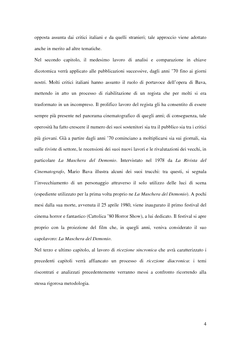 Anteprima della tesi: L'incontro degli opposti: la ricezione critica de "La Machera del Demonio" di Mario Bava, Pagina 3