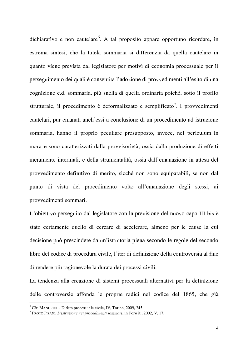 Anteprima della tesi: Il processo sommario di cognizione, Pagina 3