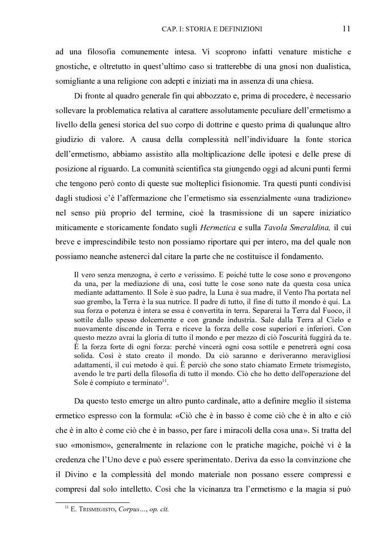 Anteprima della tesi: Ermetismo cristiano e Nuova Evangelizzazione , Pagina 7