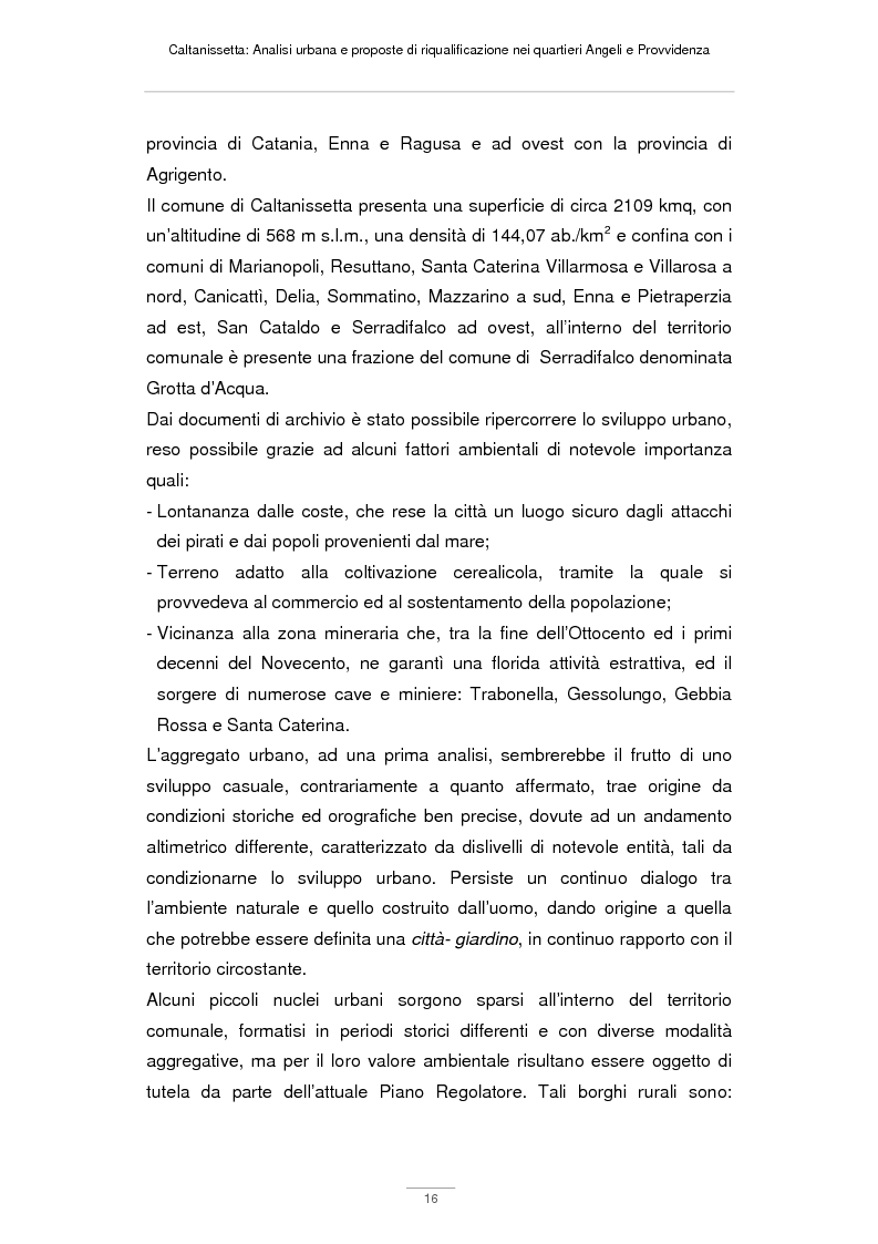 Anteprima della tesi: Caltanissetta: Analisi urbana e proposte di riqualificazione nei quartieri Angeli e Provvidenza, Pagina 5