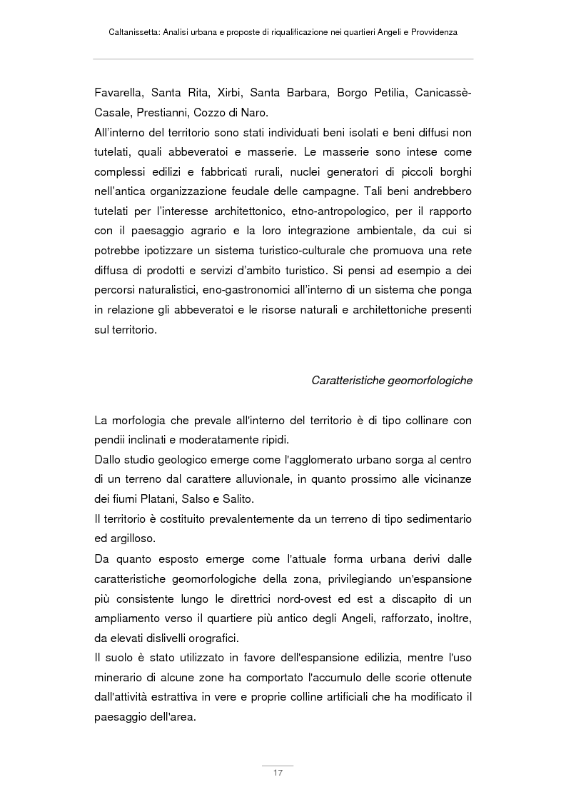Anteprima della tesi: Caltanissetta: Analisi urbana e proposte di riqualificazione nei quartieri Angeli e Provvidenza, Pagina 6