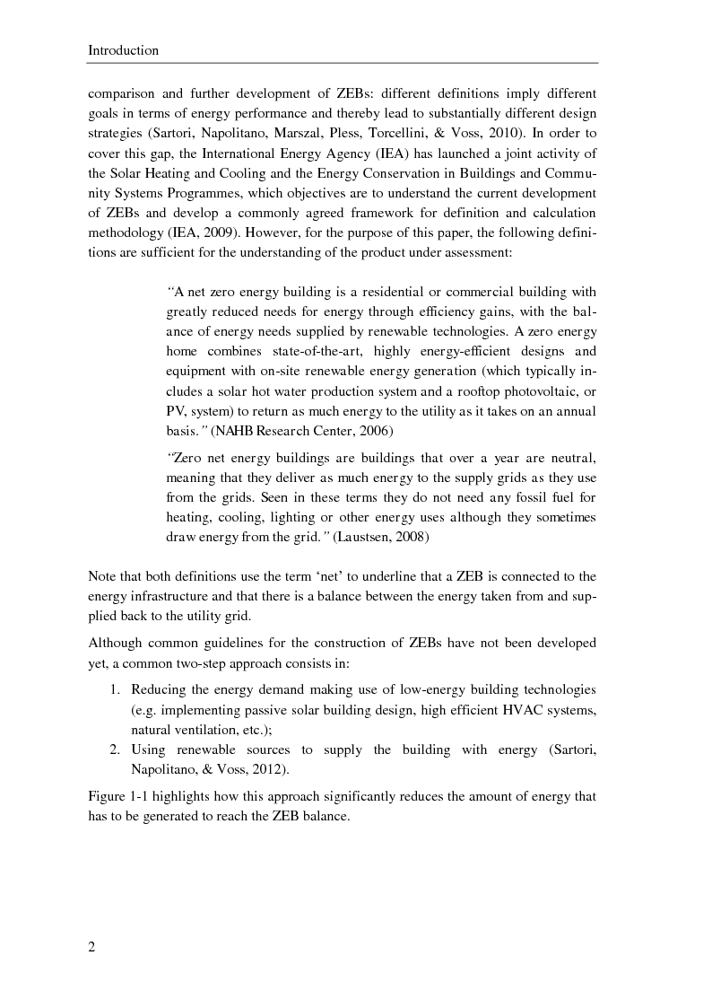 Anteprima della tesi: Market viability assessment of a net-zero energy house, Pagina 4
