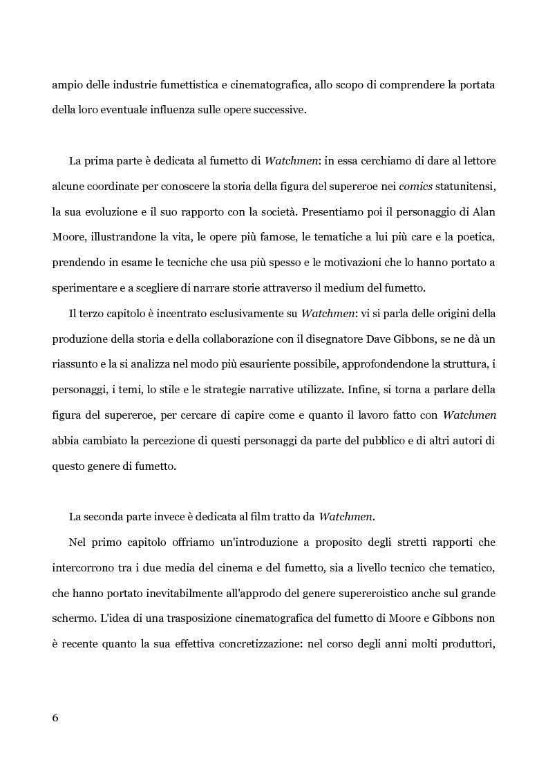 Anteprima della tesi: La rivoluzione di Watchmen, Pagina 3