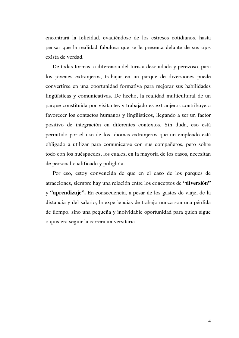 Anteprima della tesi: Los parques de diversiones y el uso de la lengua, Pagina 3