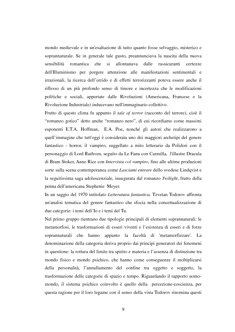 Anteprima della tesi: La rappresentazione del vampiro in adolescenza. Un'indagine psicoanalitica., Pagina 8