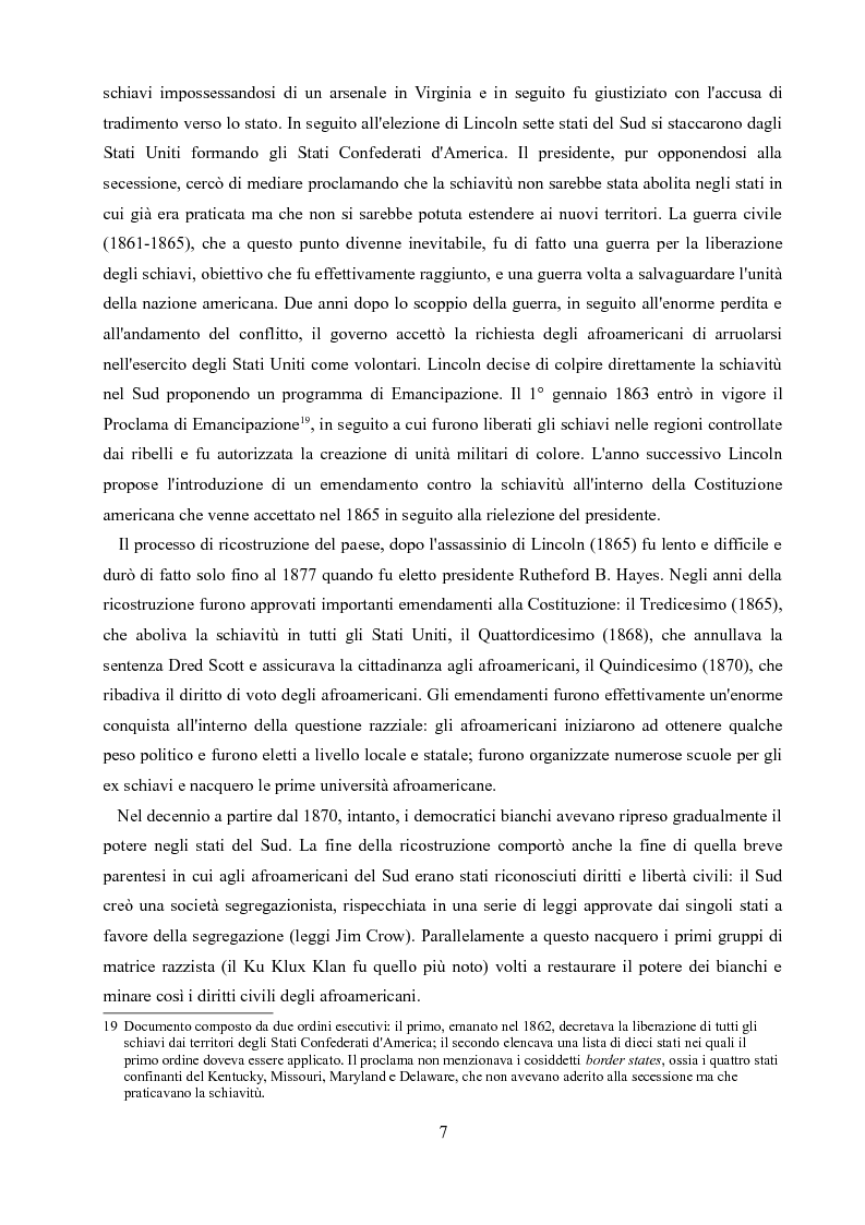 Anteprima della tesi: Memoria e identità in ''Beloved'' e ''Jazz'' di Toni Morrison, Pagina 8