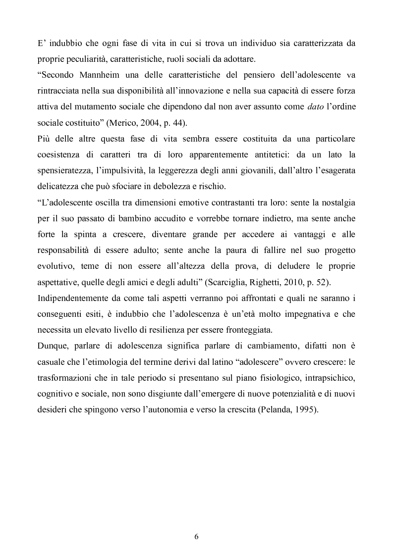 Anteprima della tesi: Gruppi terapeutici con adolescenti, Pagina 3