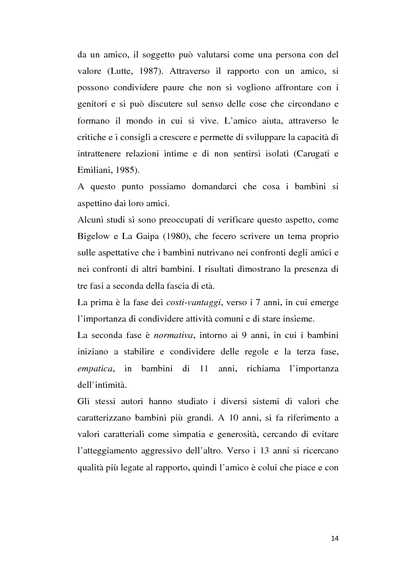 Anteprima della tesi: Amici che si scelgono. Una ricerca sulla reciprocità, Pagina 6