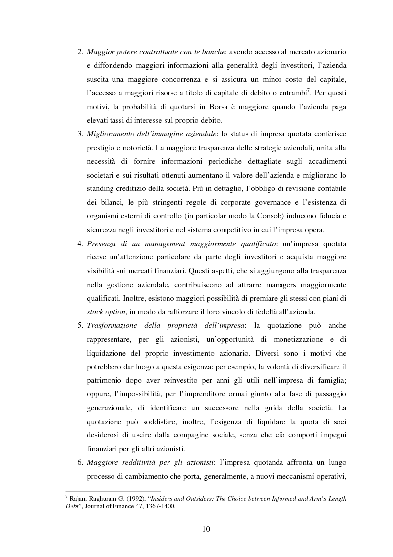 Anteprima della tesi: Il fenomeno dell'underpricing nelle offerte pubbliche iniziali per il periodo 2003-2012: un'analisi empirica sul mercato azionario italiano, Pagina 8