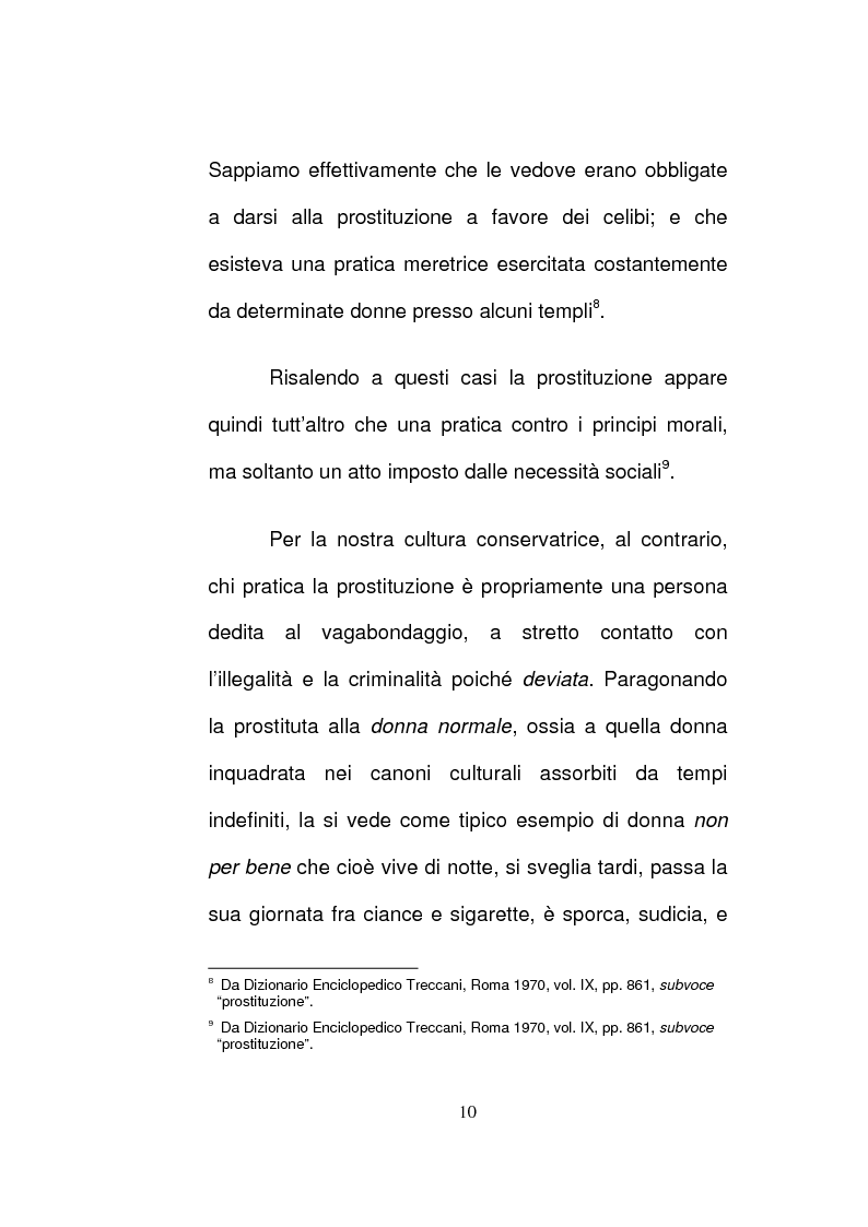 Anteprima della tesi: Le politiche della sicurezza e la prostituzione, Pagina 11