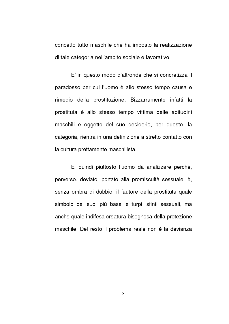 Anteprima della tesi: Le politiche della sicurezza e la prostituzione, Pagina 9
