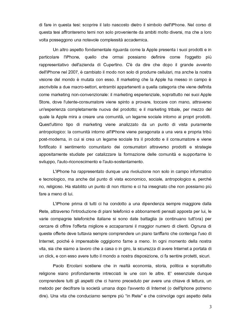 Anteprima della tesi: L'iPhone come ''oggetto di culto?'' Un approccio multiculturale, Pagina 4