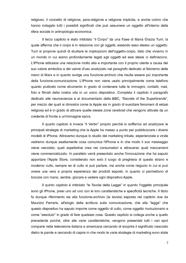 Anteprima della tesi: L'iPhone come ''oggetto di culto?'' Un approccio multiculturale, Pagina 8