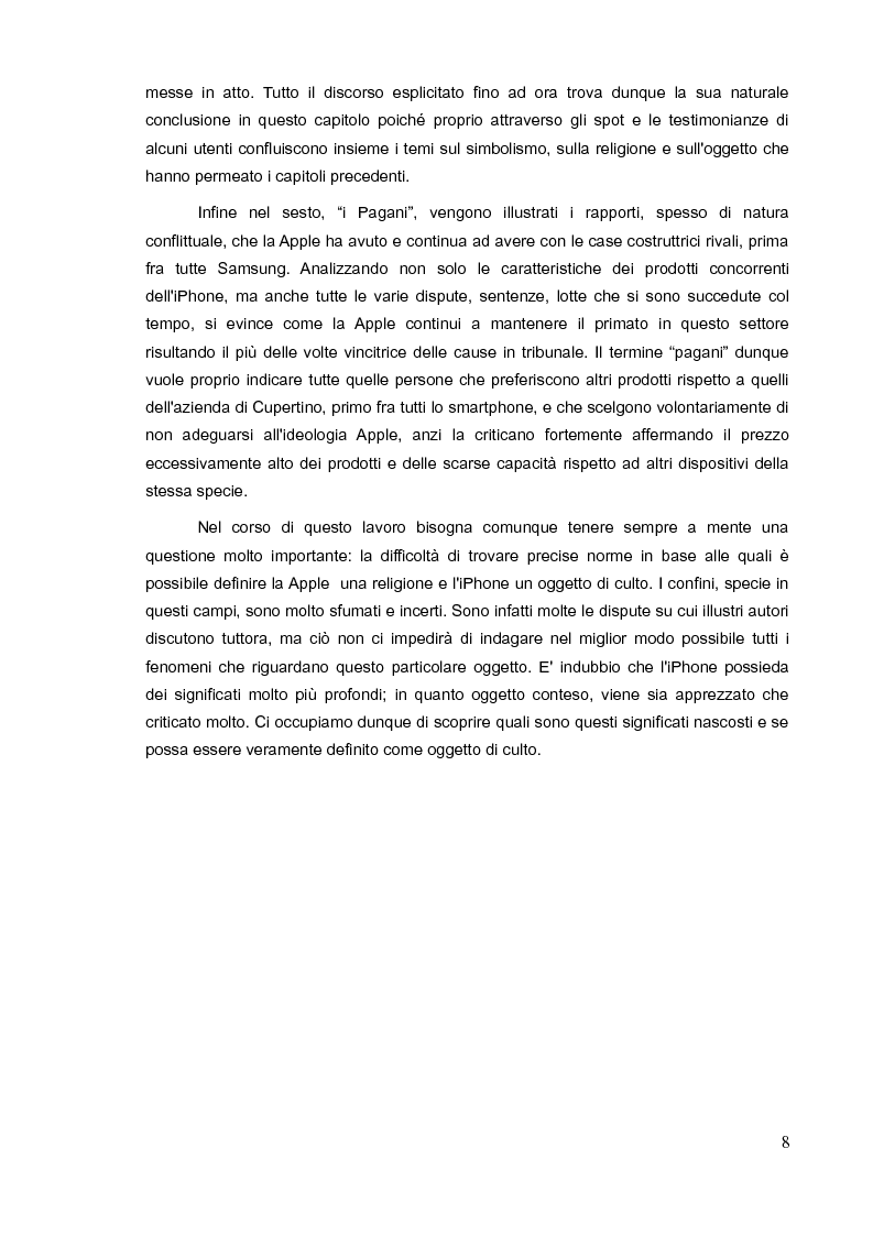 Anteprima della tesi: L'iPhone come ''oggetto di culto?'' Un approccio multiculturale, Pagina 9