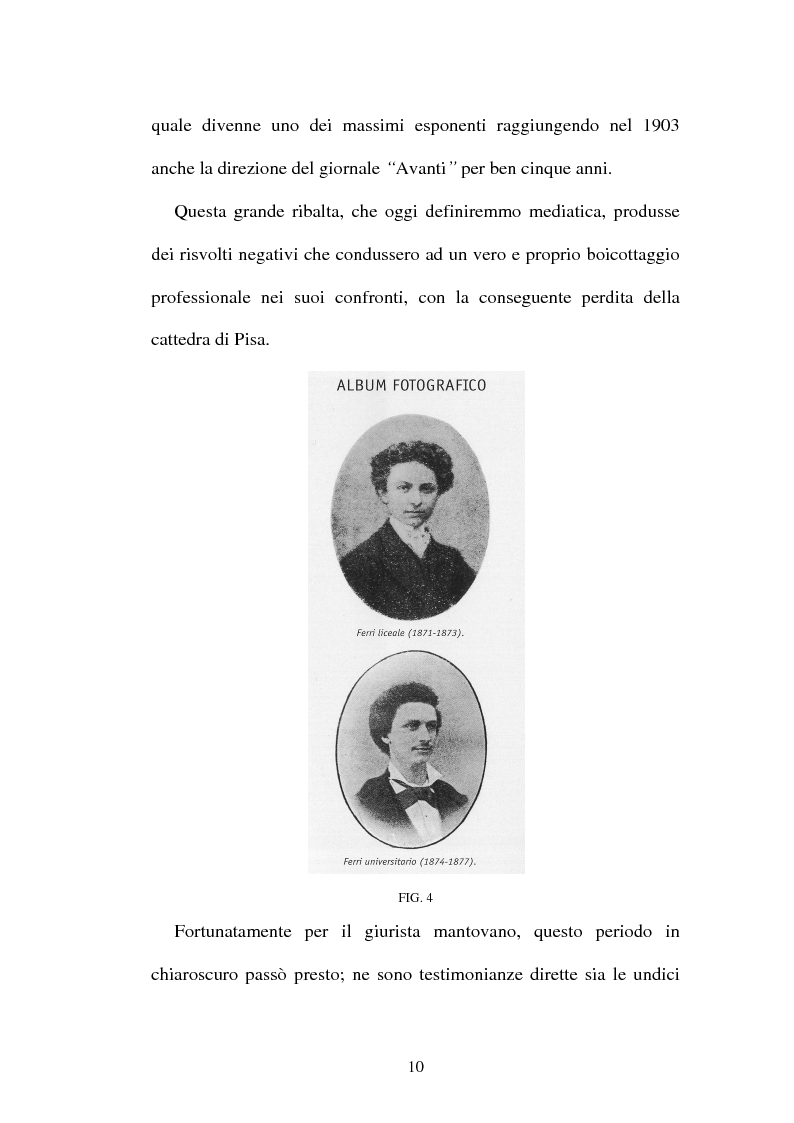Anteprima della tesi: Enrico Ferri e la sociologia criminale, Pagina 9