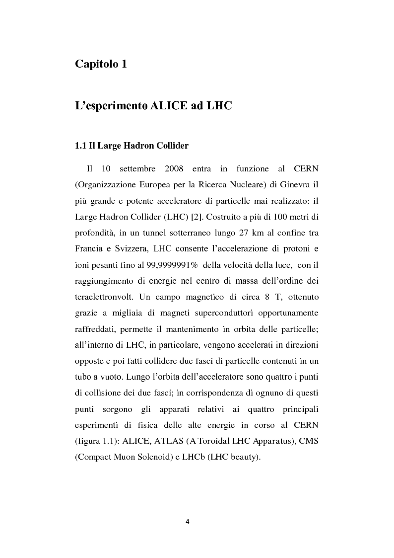 Anteprima della tesi: La ricostruzione del vertice primario di interazione nell'esperimento ALICE, Pagina 5