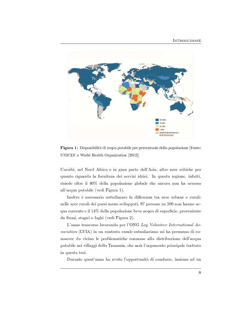 Anteprima della tesi: La gestione delle risorse idriche in Tanzania, Pagina 3