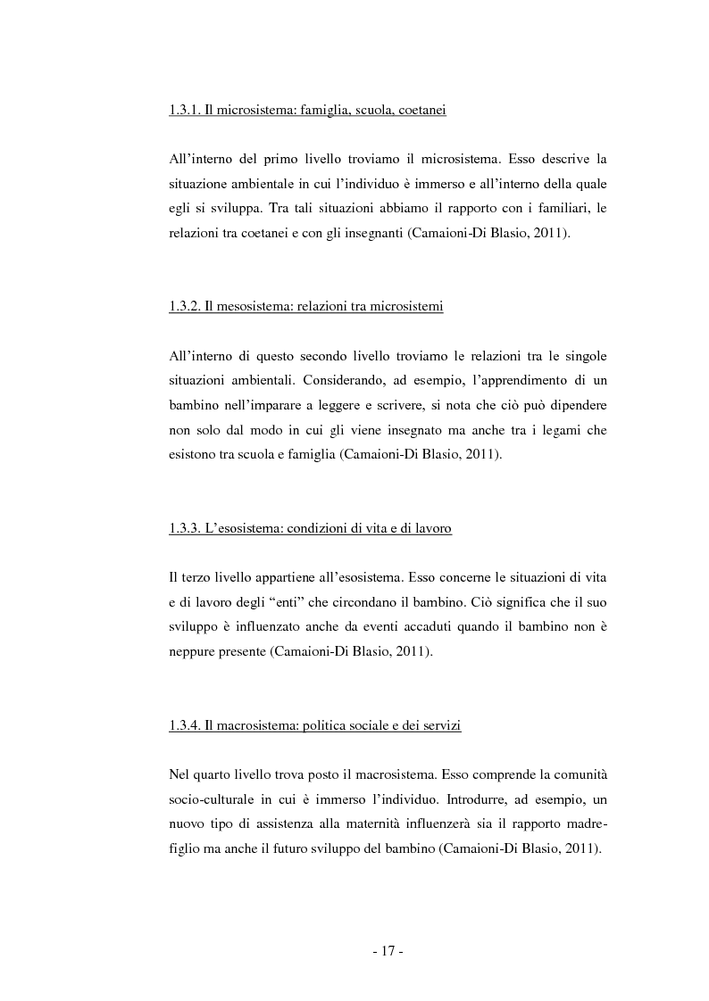 Anteprima della tesi: Una, nessuna, centomila. Lo sviluppo delle intelligenze in bambini della scuola dell'infanzia e primaria, Pagina 10