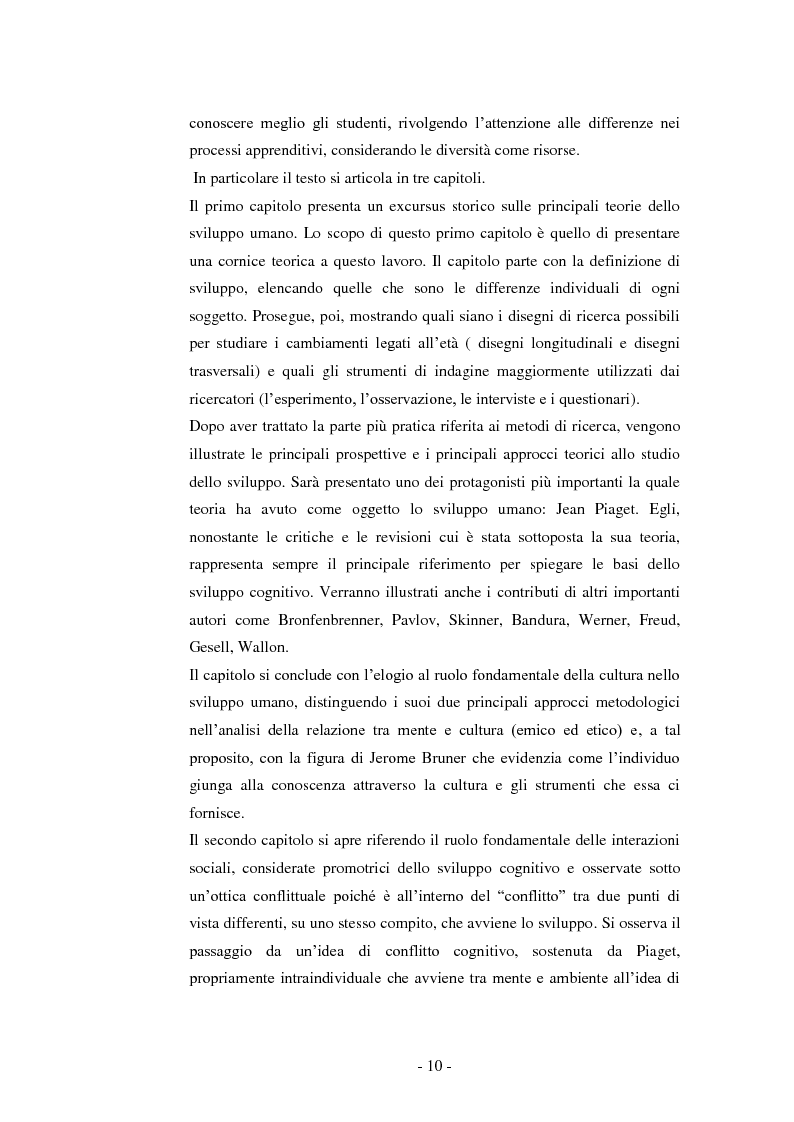 Anteprima della tesi: Una, nessuna, centomila. Lo sviluppo delle intelligenze in bambini della scuola dell'infanzia e primaria, Pagina 3